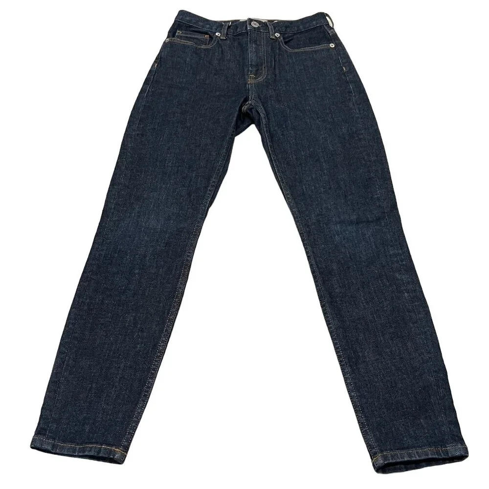 Everlane High Rise Skinny Leg Jeans, Dark Wash, 25